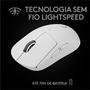 Mouse Sem Fio Gamer Logitech G Pro X Superlight, Lightspeed, 25000 Dpi, 5 Botões, Branco - 910-005941