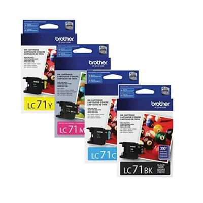 Cartucho Brother Kit Lc71 4 Cores