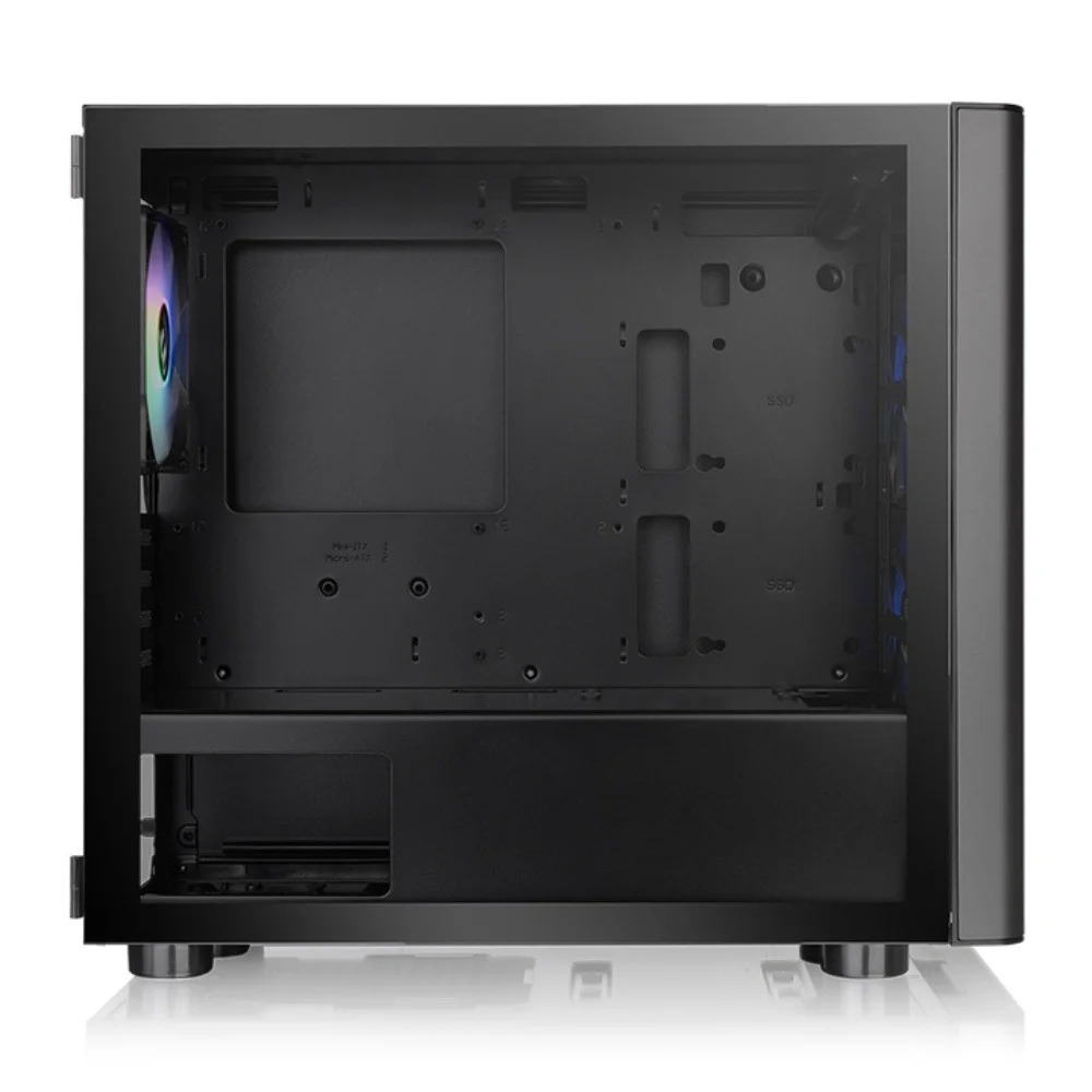Imagem 3 de 5 do produto Gabinete Thermaltake V150 Tg ARGB Mesh Ed Miniatx  Vidro Temperado Usb C/3 Fans ARGB Preto