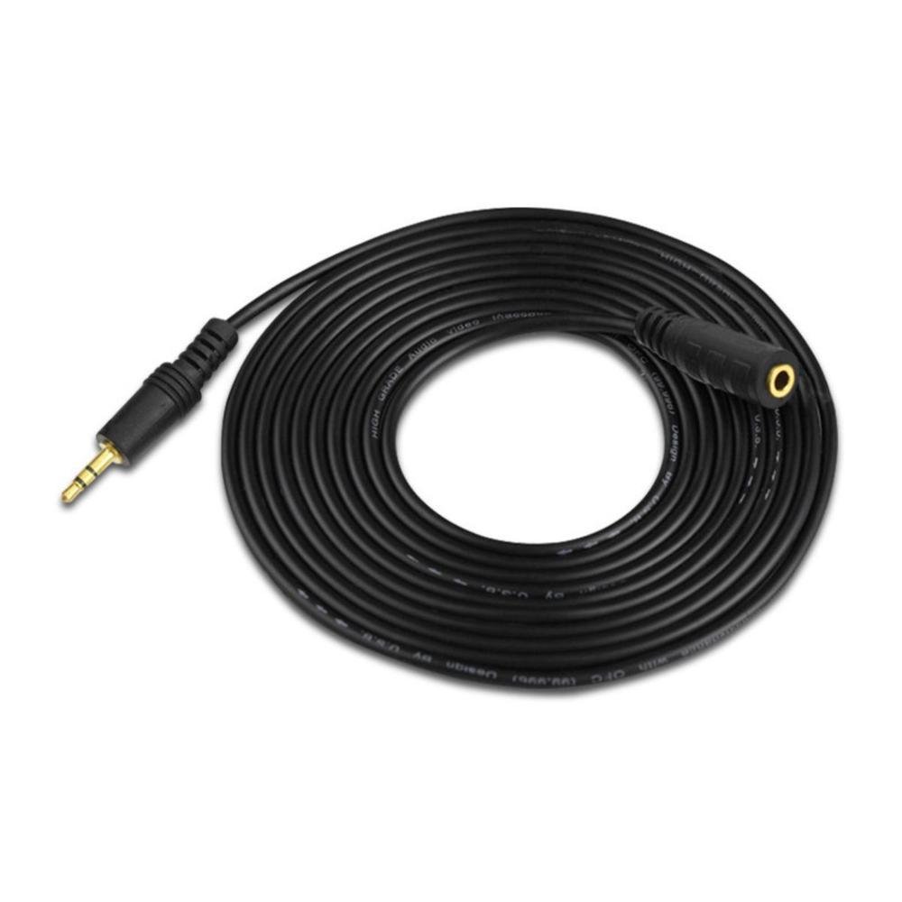 Imagem 2 de 5 do produto Cabo Extensor P2 Aúdio Som Estéreo Macho Fêmea Fone De Ouvido 1.5m 1.5 Metros Tamanho: 1.5 Metros