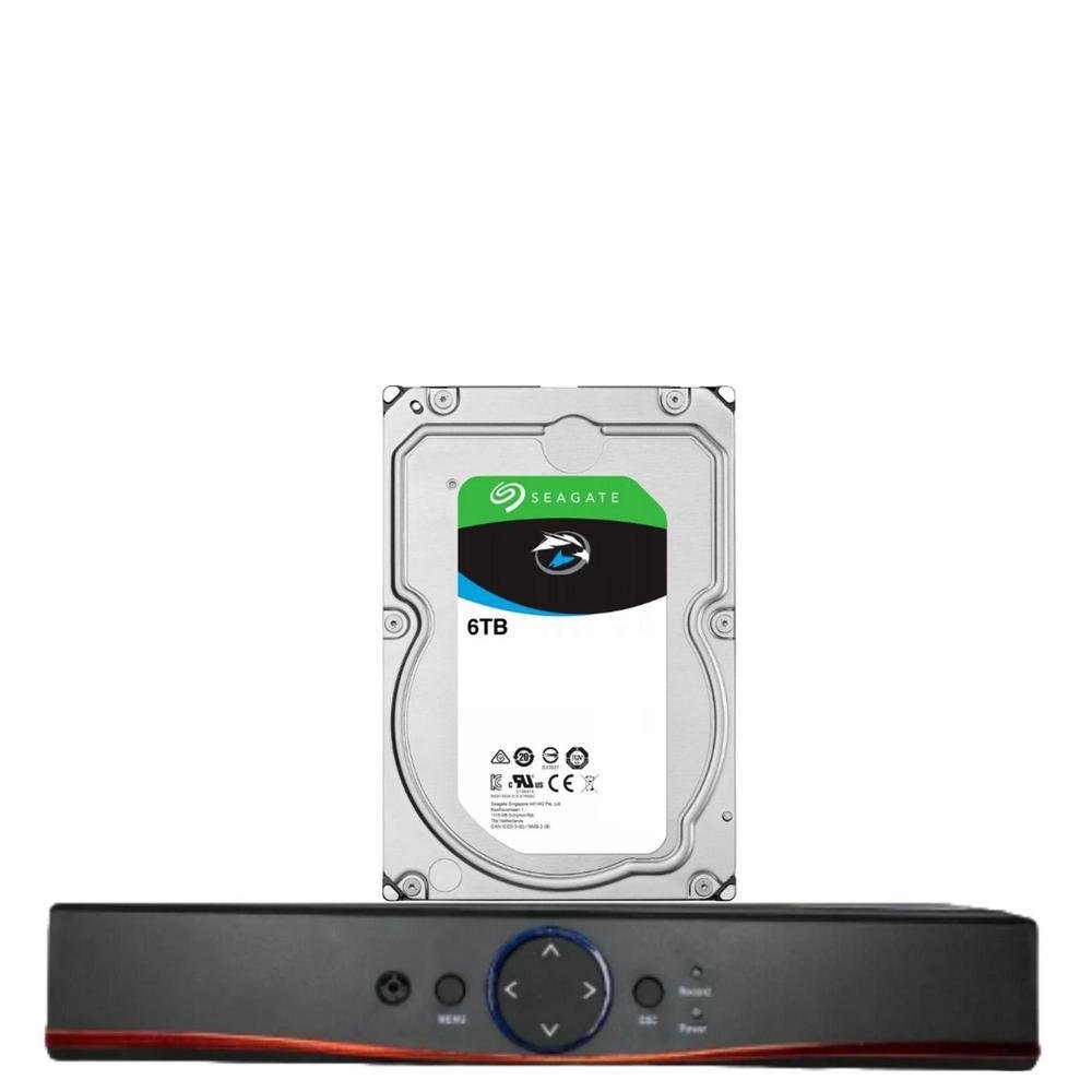 Dvr 08 Canais Full Hd 6x1 Com Hd 6 Tb