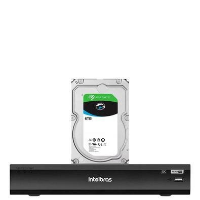 Dvr Intelbras 08 Canais Imhdx 5108 Detecção De Veículos E Pessoas Com Hd 6 Tb