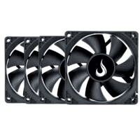 Kit 4 Cooler Fan Rise Mode Black 80mm 12v Preto - Rm-bk-02-fb 2