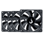 Kit 4 Cooler Fan Rise Mode Black 80mm 12v Preto - Rm-bk-02-fb 3