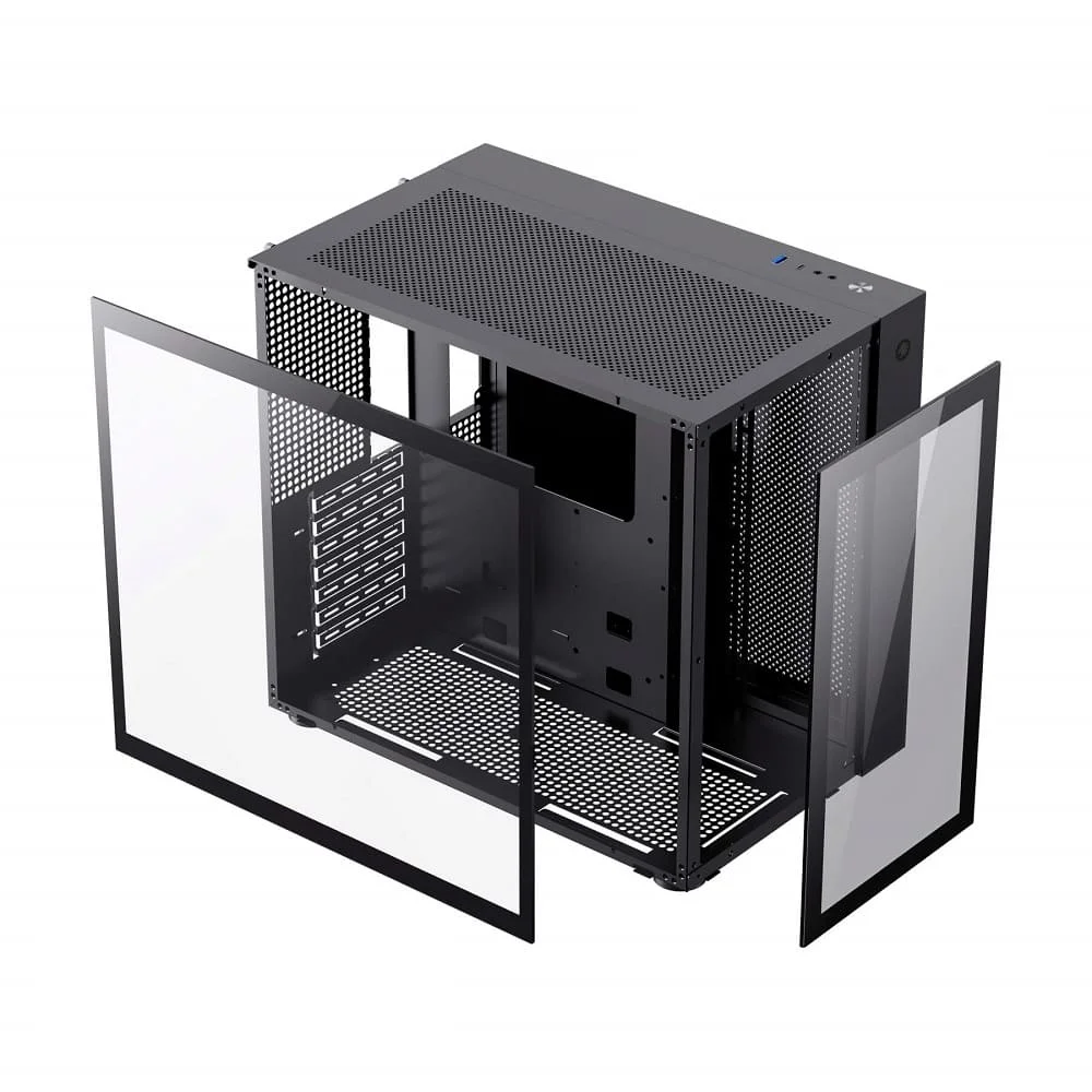 Imagem 3 de 5 do produto Gabinete Gamer Gamemax Lucent Black Vidro Temperado Usb 3.0 S/ Cooler S/ Fonte - Preto