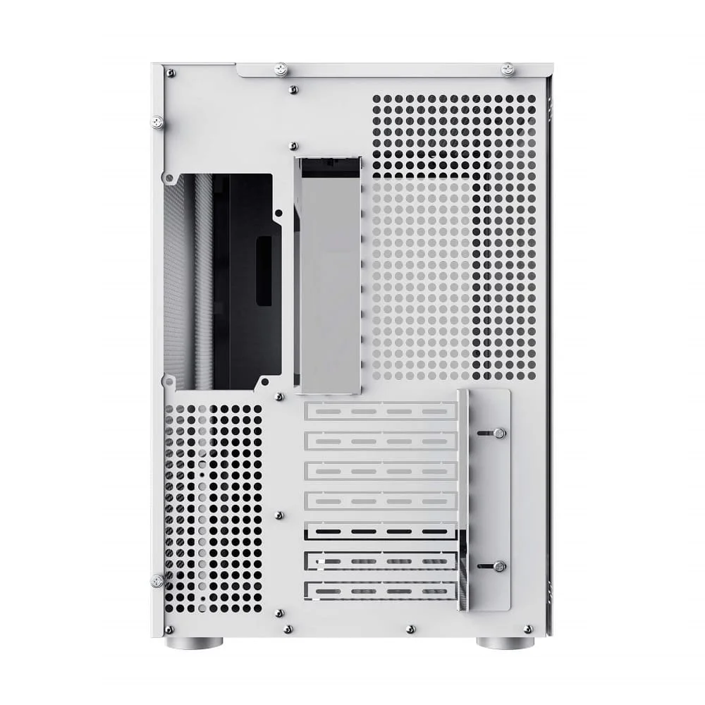 Imagem 2 de 5 do produto Gabinete Gamer Gamemax Lucent White Vidro Temperado Usb 3.0 S/ Cooler S/ Fonte - Branco