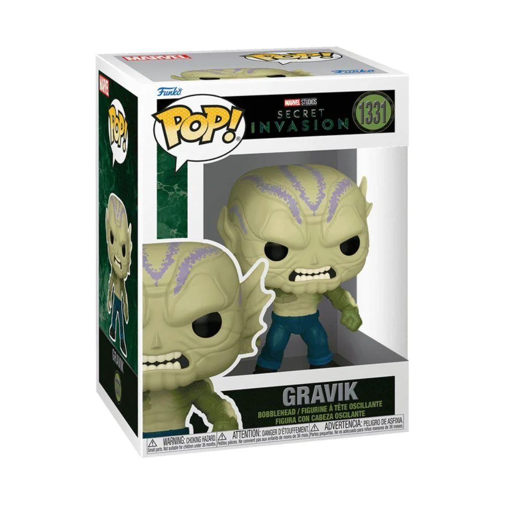Imagem 3 de 3 do produto Boneco Funko Pop! Marvel - Invasão Secreta - Gravik