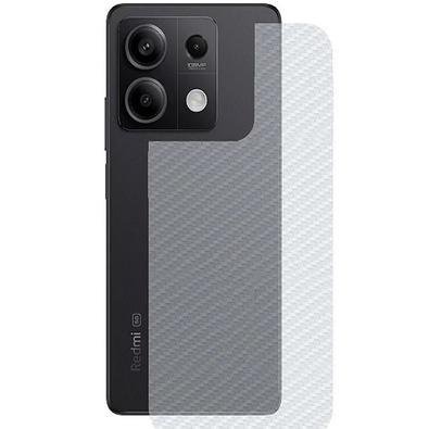 Película De Fibra De Carbono Verso Traseira Compatível Xiaomi Redmi Note 13 4g 5g