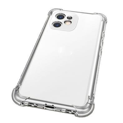 Capinha Capa Compatível Com Iphone 12 Tela 6.1 Borda Anti Queda Transparente