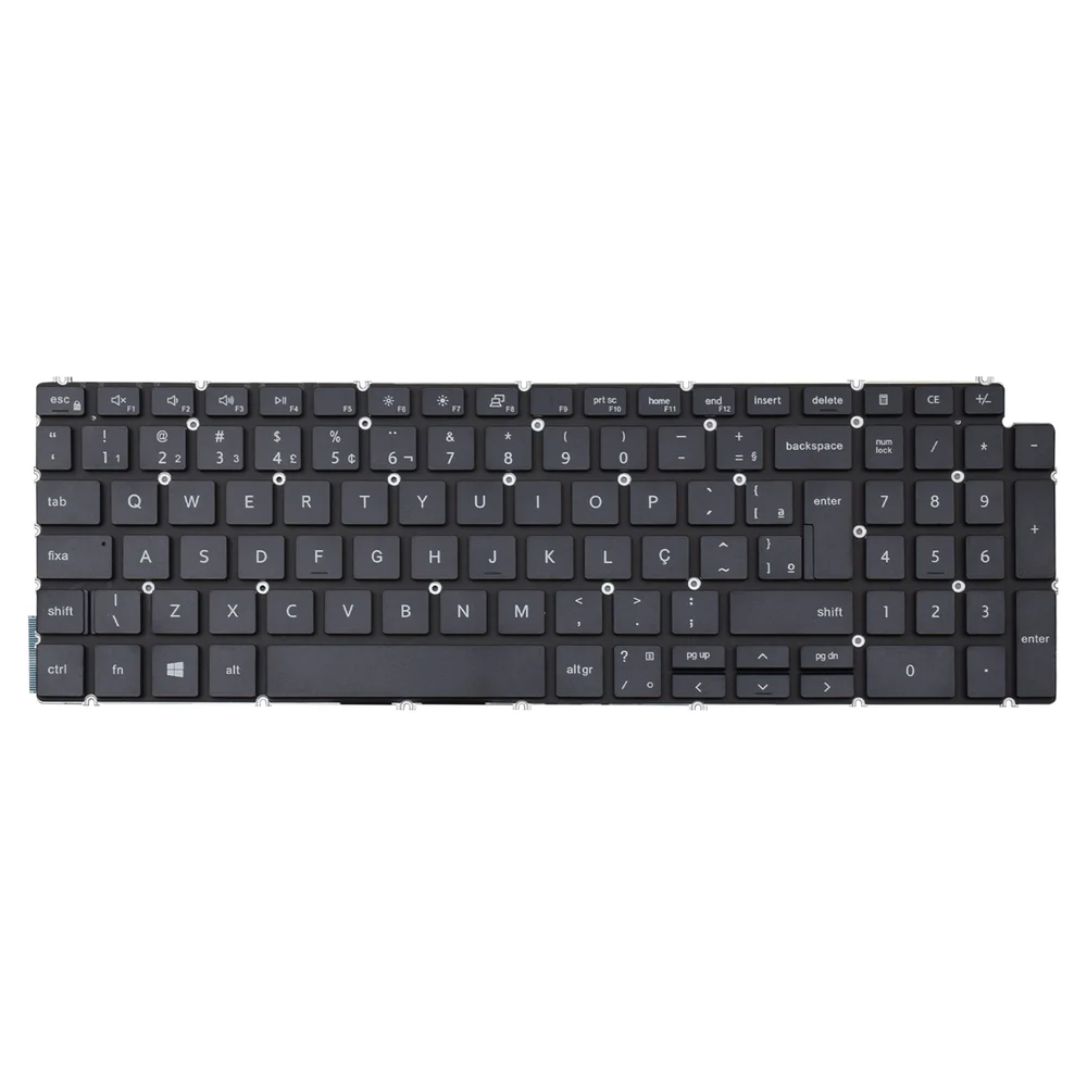Teclado Para Notebook Dell Inspiron 15-5502 Sem Iluminação Teclado Para Notebook Dell Inspiron 15-5502 Sem Iluminação