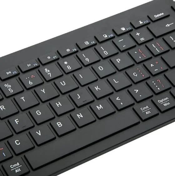 Imagem 2 de 4 do produto Teclado Targus Sem Fio, Bluetooth 5.1, Antimicrobiano Us, Preto - Akb863us