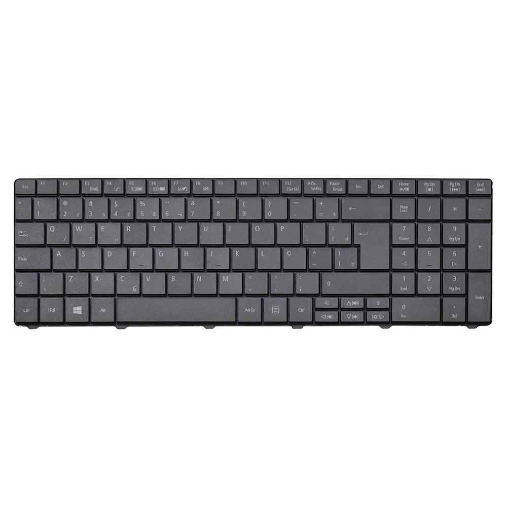 Teclado Para Notebook Acer Aspire E1-571-6824 Abnt2 Preto Teclado Para Notebook Acer Aspire E1-571-6824 Abnt2 Preto