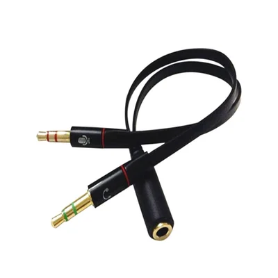 Cabo Adaptador P3 Femea Para 2 P2 Macho - Fone E Microfone