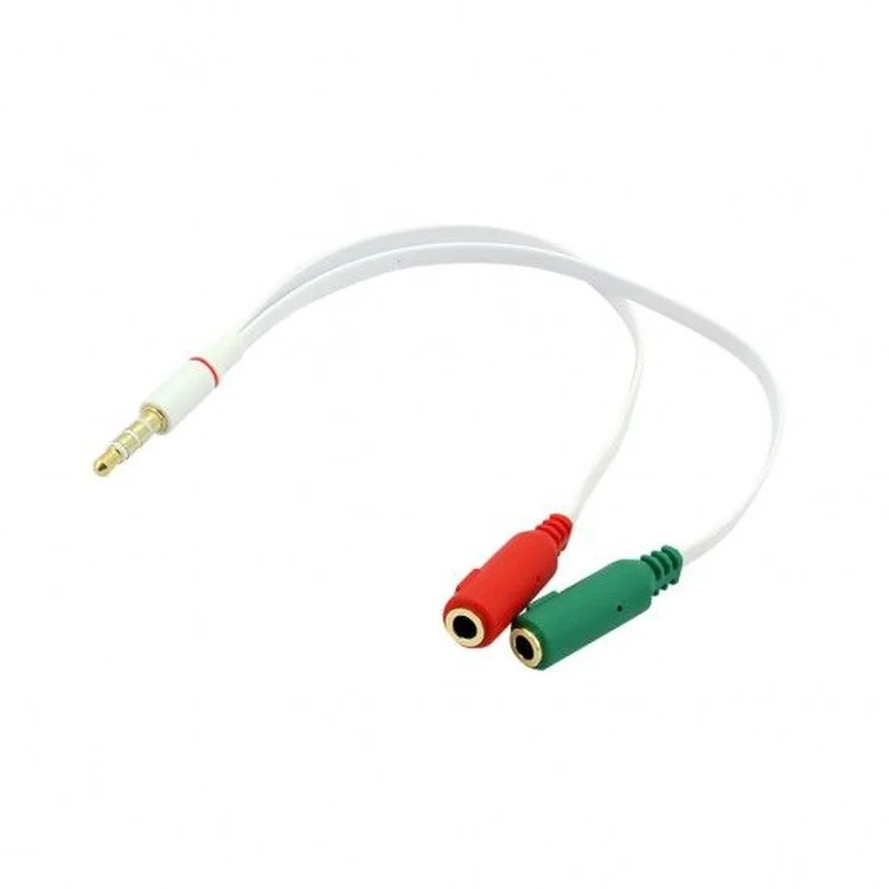 Imagem 2 de 4 do produto Cabo Adaptador P3 (p2 Kit) P/ Fone E Microfone Head Em Cel