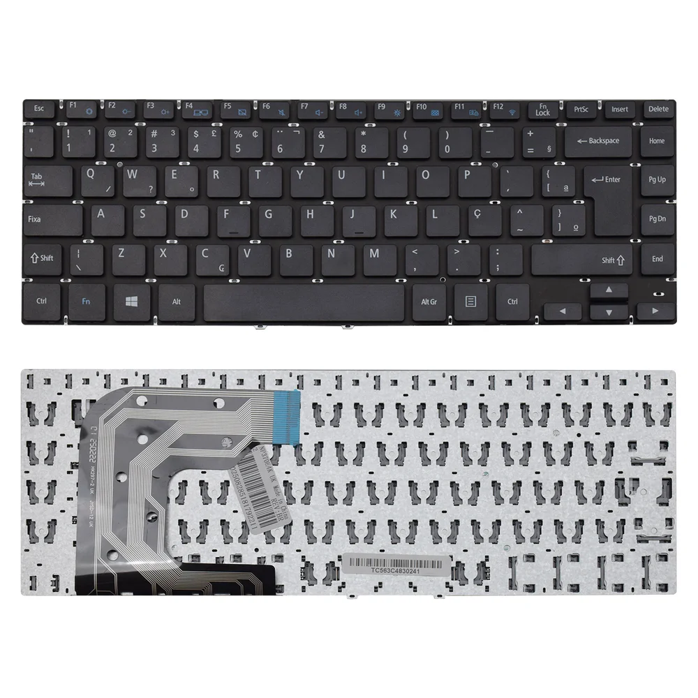 Teclado Para Notebook Samsung Ativ Book Np370e4k-kwcbr Teclado Para Notebook Samsung Ativ Book Np370e4k-kwcbr