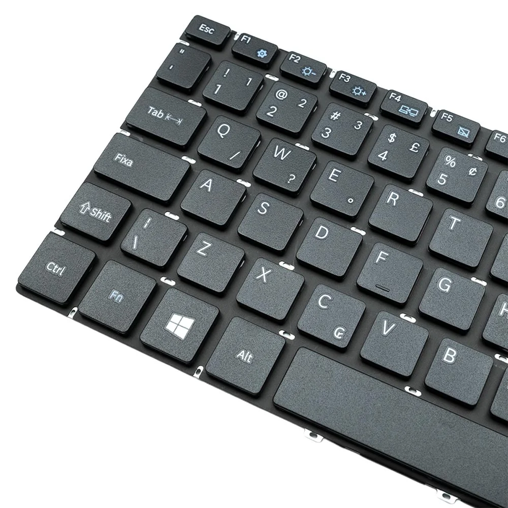 Teclado Para Notebook Samsung Expert Np300e5l-kf1br Sem Moldura Teclado Para Notebook Samsung Expert Np300e5l-kf1br Sem Moldura