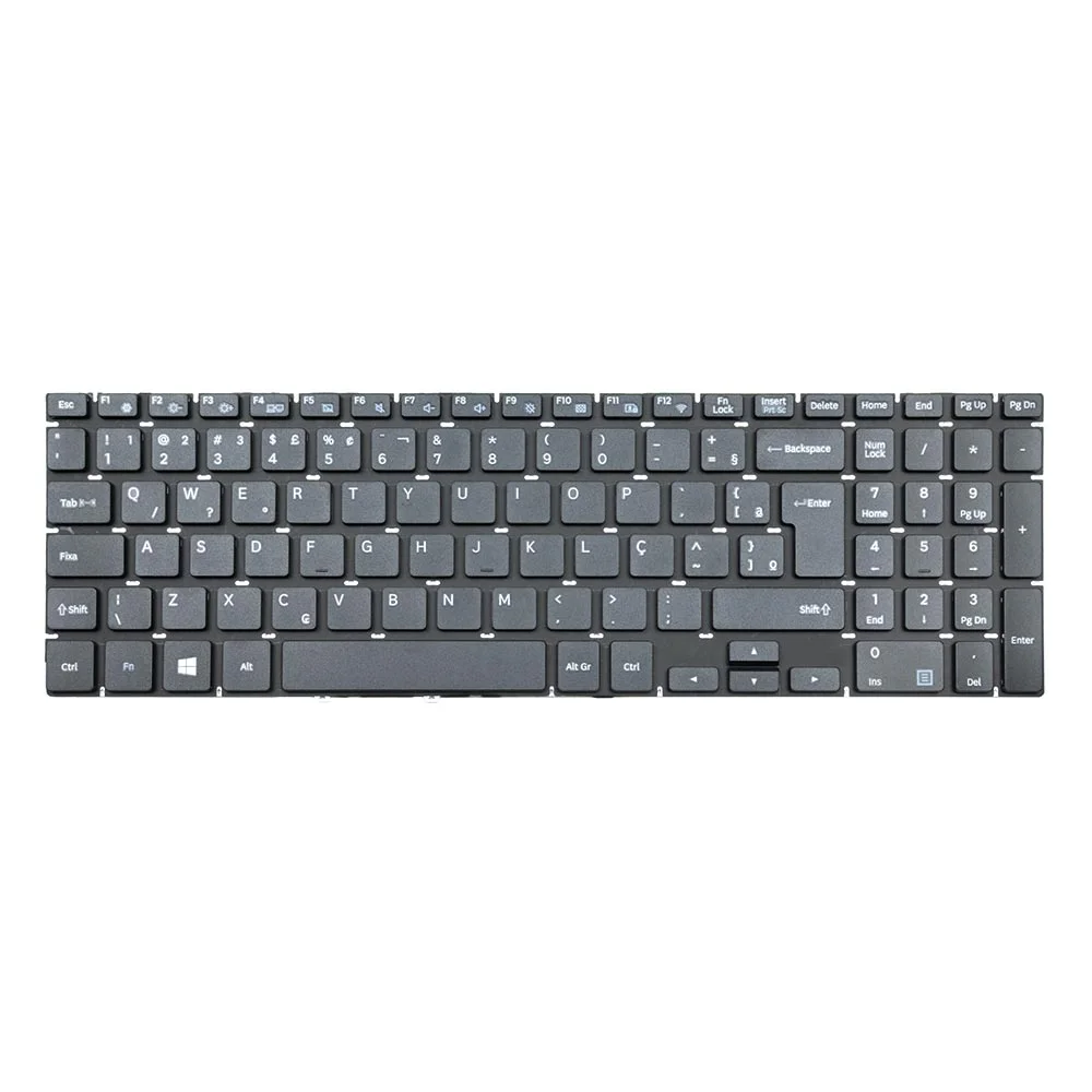 Teclado Para Notebook Samsung Expert Np300e5l-kf1br Sem Moldura Teclado Para Notebook Samsung Expert Np300e5l-kf1br Sem Moldura