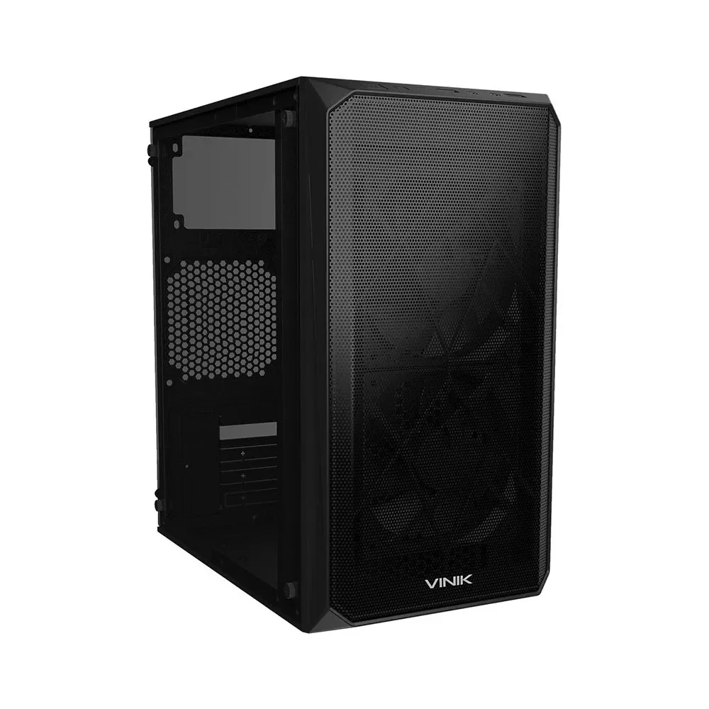 Gabinete Gamer Vinik Wave Midtower Acrilico Usb 3.0 S/ Fans Preto