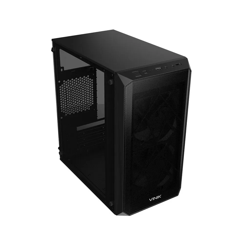 Imagem 3 de 5 do produto Gabinete Gamer Vinik Wave Midtower Acrilico Usb 3.0 S/ Fans Preto