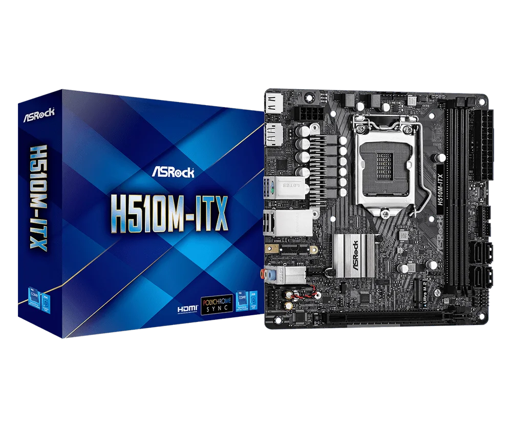 H510 ITXマザーボード、Core i3-10100T、WIFI付き Placa-Mae-Asrock-Mini-Itx-