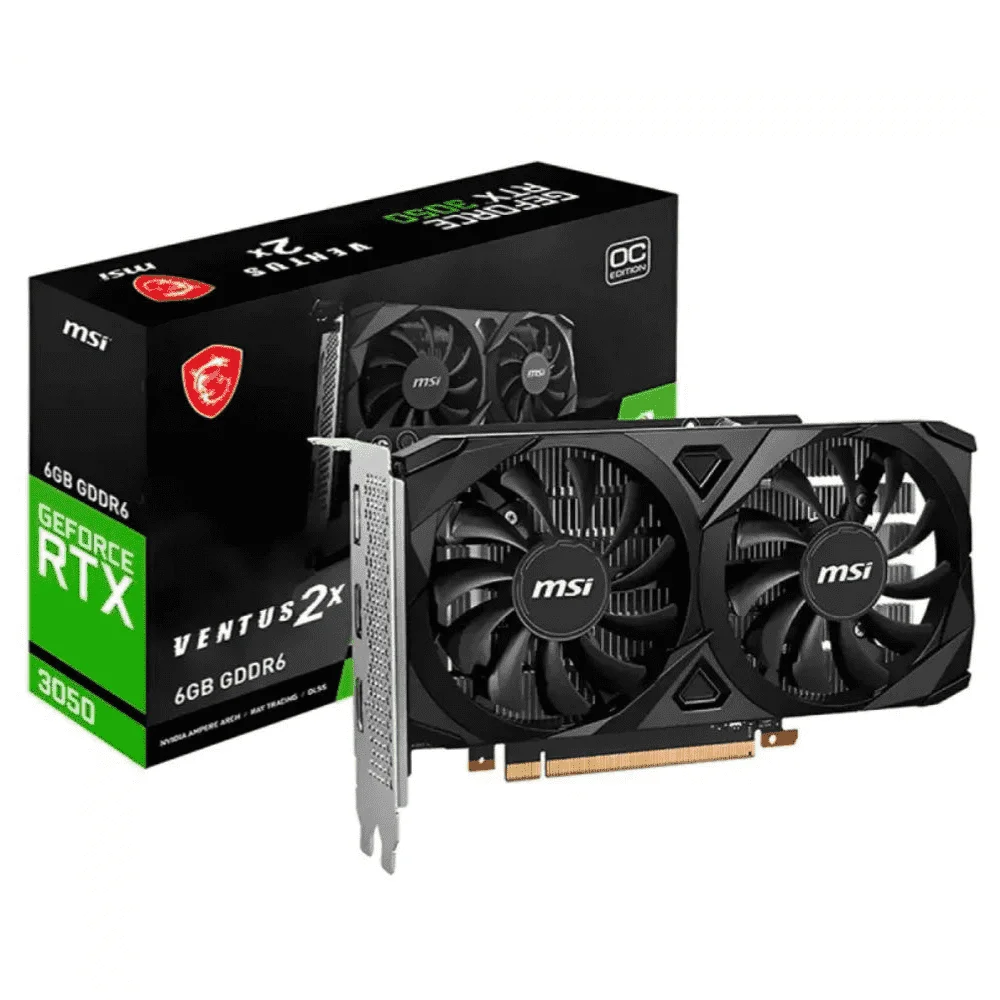  MSI RTX 3050 Ventus 2X OC, 6GB RAM, GDDR6, 96 Bits - 912-V812-016