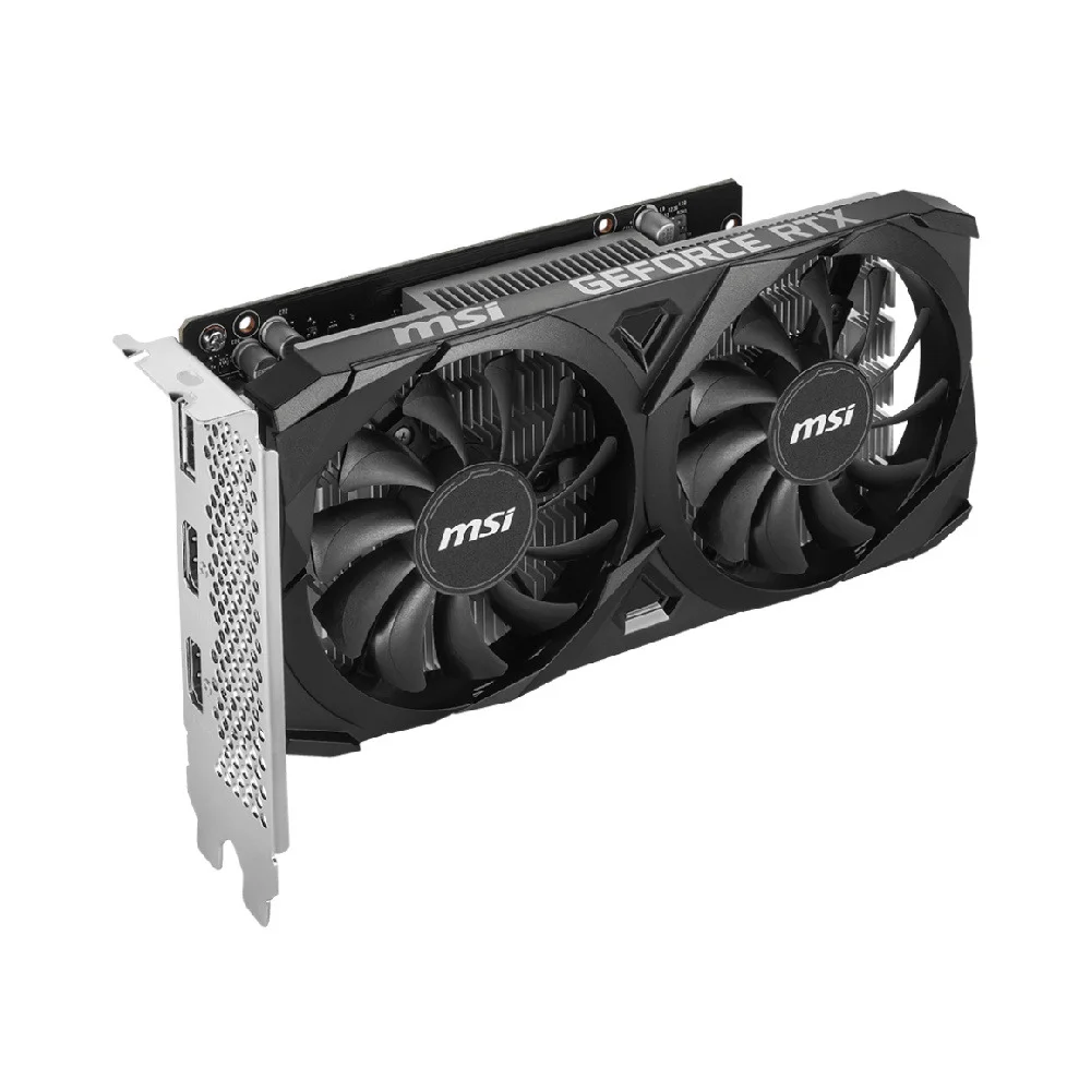 Imagem 4 de 5 do produto Placa de Vídeo MSI RTX 3050 Ventus 2X OC, 6GB RAM, GDDR6, 96 Bits - 912-V812-016