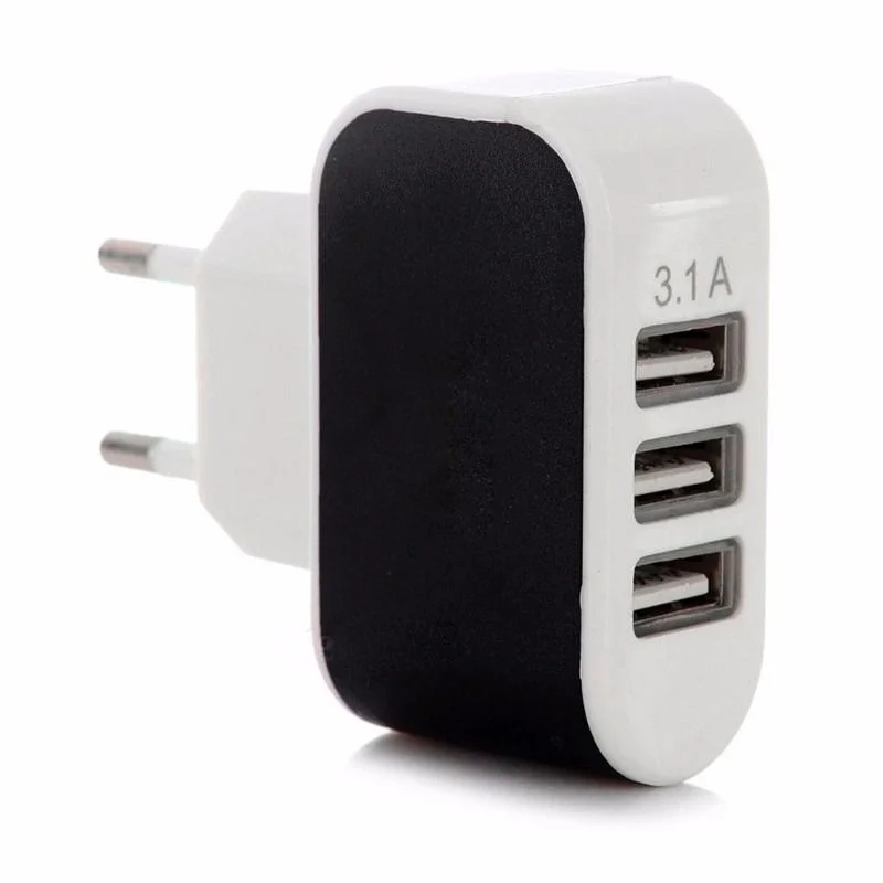 Cabo Playshop Dados e Carga, USB-C, Carregador Fonte Tomada, 2 USB 5.1a, Ultra Rápido, 1 Metro
