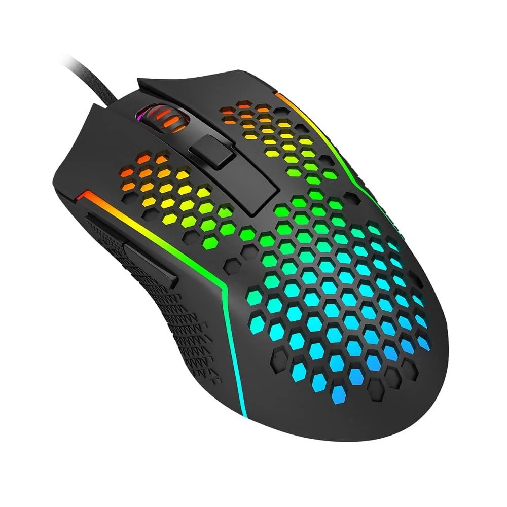 Imagem 5 de 5 do produto Mouse Gamer Redragon Reaping Plus RGB 52000 Dpi 7 Botões Usb - Preto