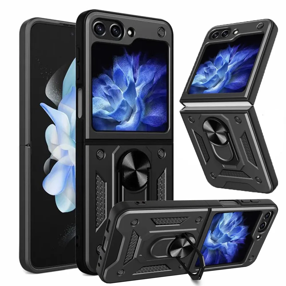 Capa Militar P/ Samsung Galaxy Z Flip 6 - Capinha Case Protetora Anti Impacto Queda Armadura Resistente
