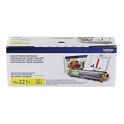 Toner TN221Y TN221 Amarelo HL3140 HL3170 MFC9130 9330 I 1.4k