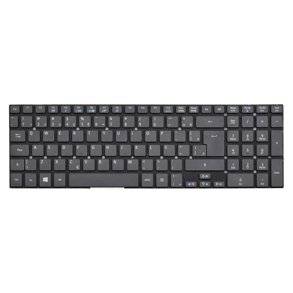 Teclado Para Notebook Acer Aspire E5-571-50ja | Preto Abnt2 - Uk Style.