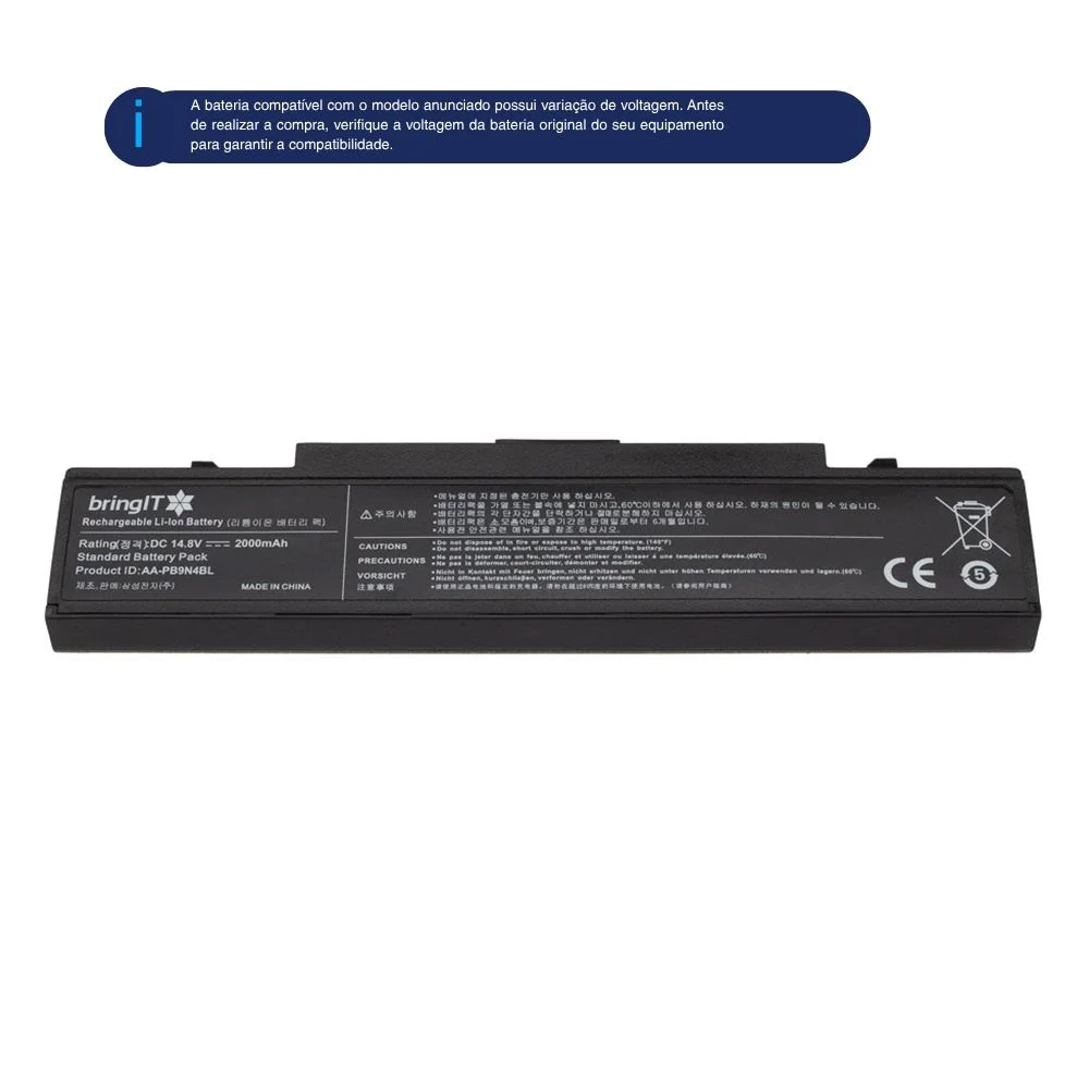Bateria Para Notebook Samsung Np Series Np-rv411-ad6br