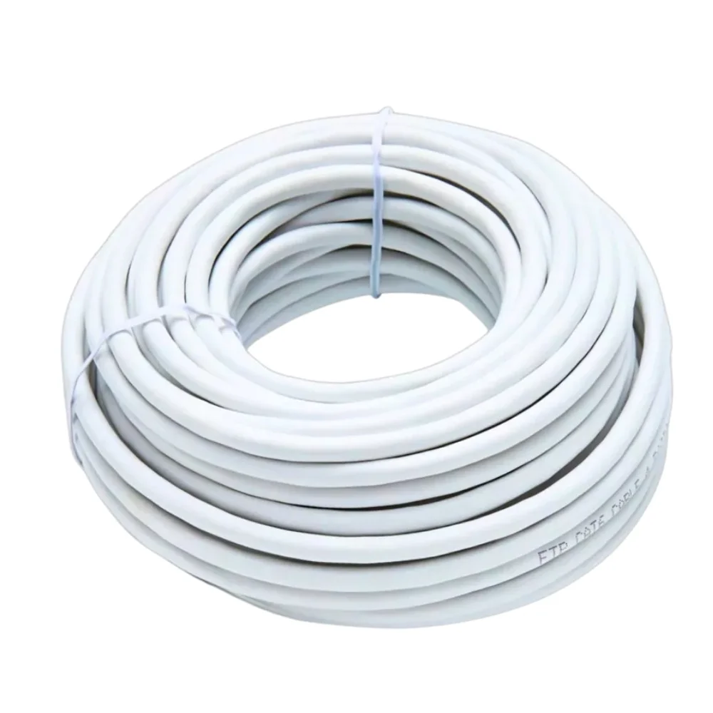 Cabo De Rede Plus Cable Patch Cord Cat6e Rj45 5 Metros Branco - PC-eth6u50wh Cabo De Rede Plus Cable Patch Cord Cat6e Rj45 5 Metros Branco - PC-eth6u50wh
