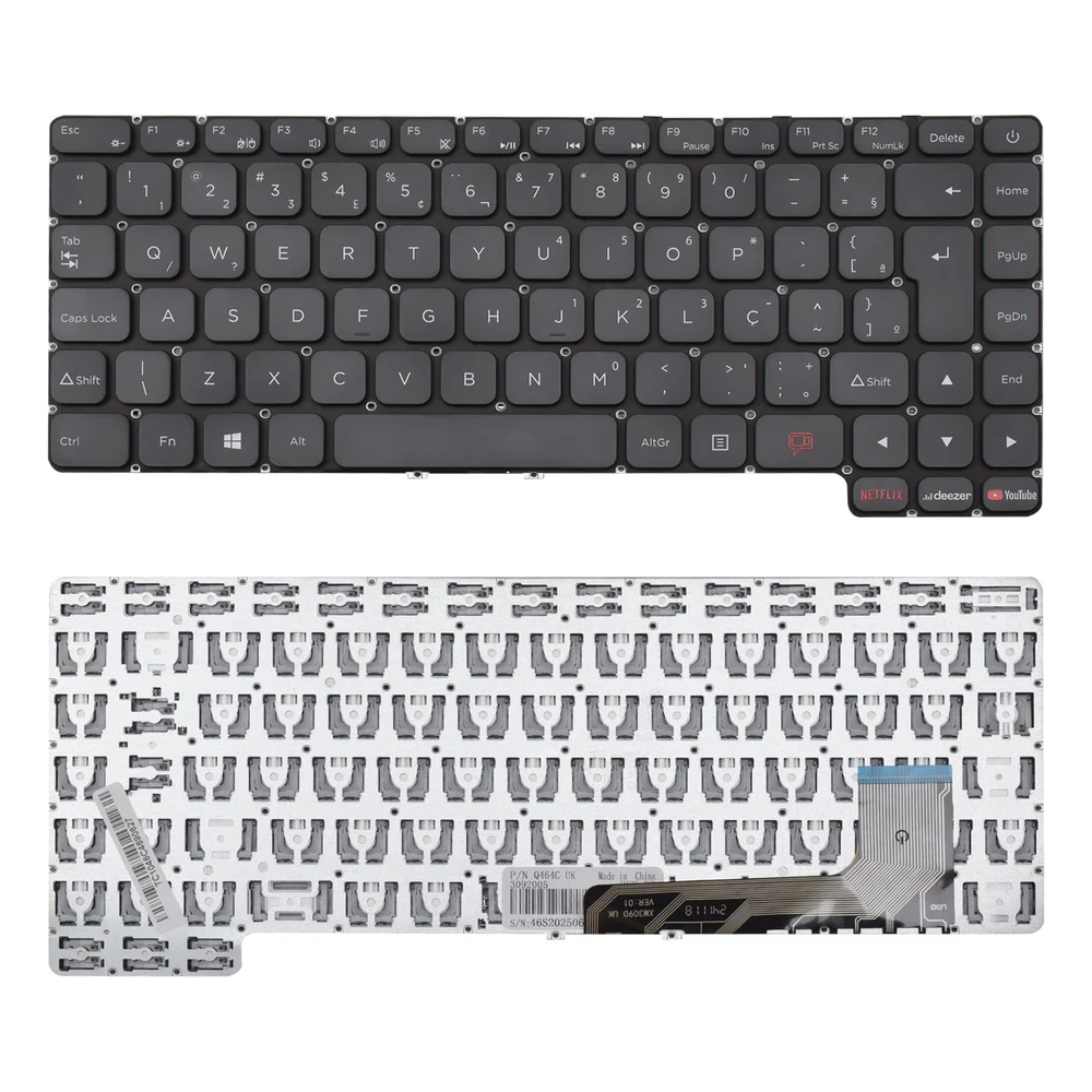 Teclado Para Notebook Positivo Motion C4128e-s Teclado Para Notebook Positivo Motion C4128e-s