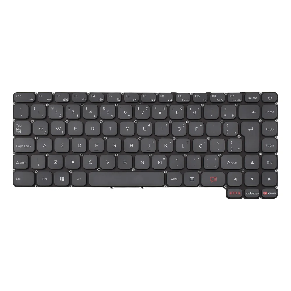 Teclado Para Notebook Positivo Motion C4128e-s Teclado Para Notebook Positivo Motion C4128e-s