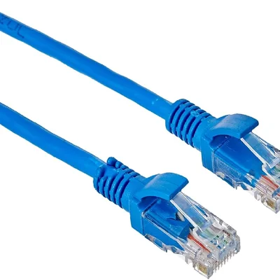 Cabo Patch Info - Patch Cord Cat5e Utp - 5m - Azul