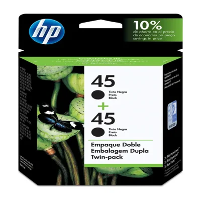 Cartucho de Tinta Hp 45 C6650fl Conj 2 Pçs