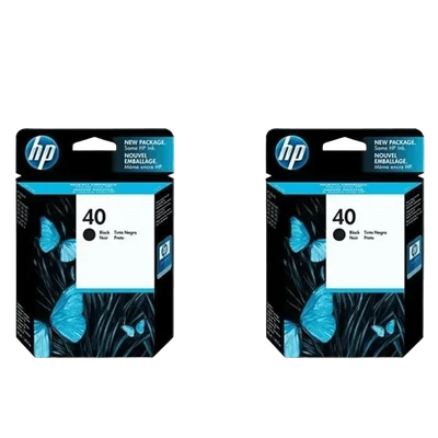 Cartucho de Tinta Hp 40 - 51640a- Preto Kit 2 Pçs