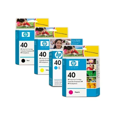 Cartucho de Tinta Hp 40 - 51640a Kit 4 Cores