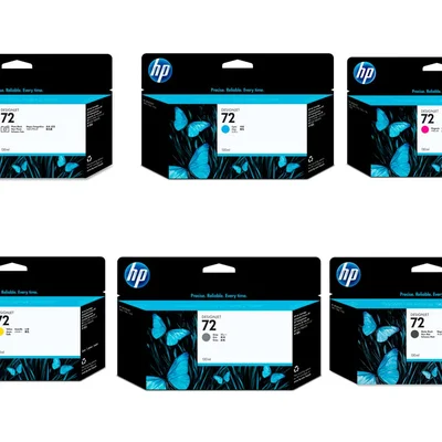 Cartucho de Tinta Hp 72 Conj C9370a 71 72 73 74 9403
