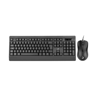 Kit Teclado e Mouse Office Rise Mode OF 02 USB 1000DPI ABNT2 - RM-TM-02-FB