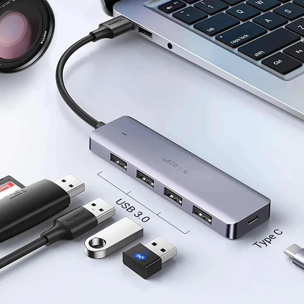 Imagem 5 de 5 do produto Hub Adaptador Ugreen, 4 Portas, USB 3.0