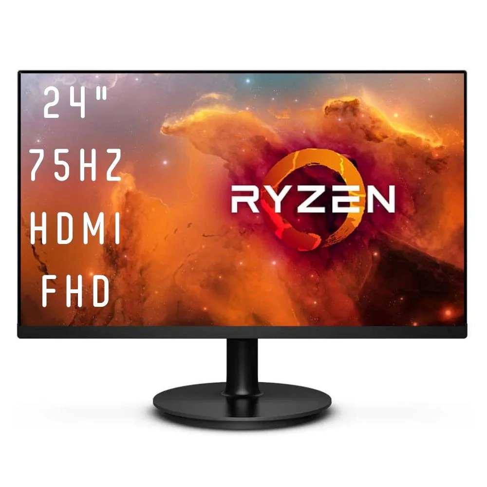 PC Gamer Completo Force Amd Ryzen 5 16gb Ddr4 Placa De Vídeo Radeon Rx SSD 480GB Monitor 24" 75hz Fonte 500w 3gfo-044 - view 5