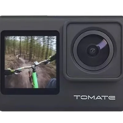 Câmera Filmadora Visor Frontal 4k 16mpx Full Hd 1080p Wifi Com Controle Remoto Tomate Mt-1190