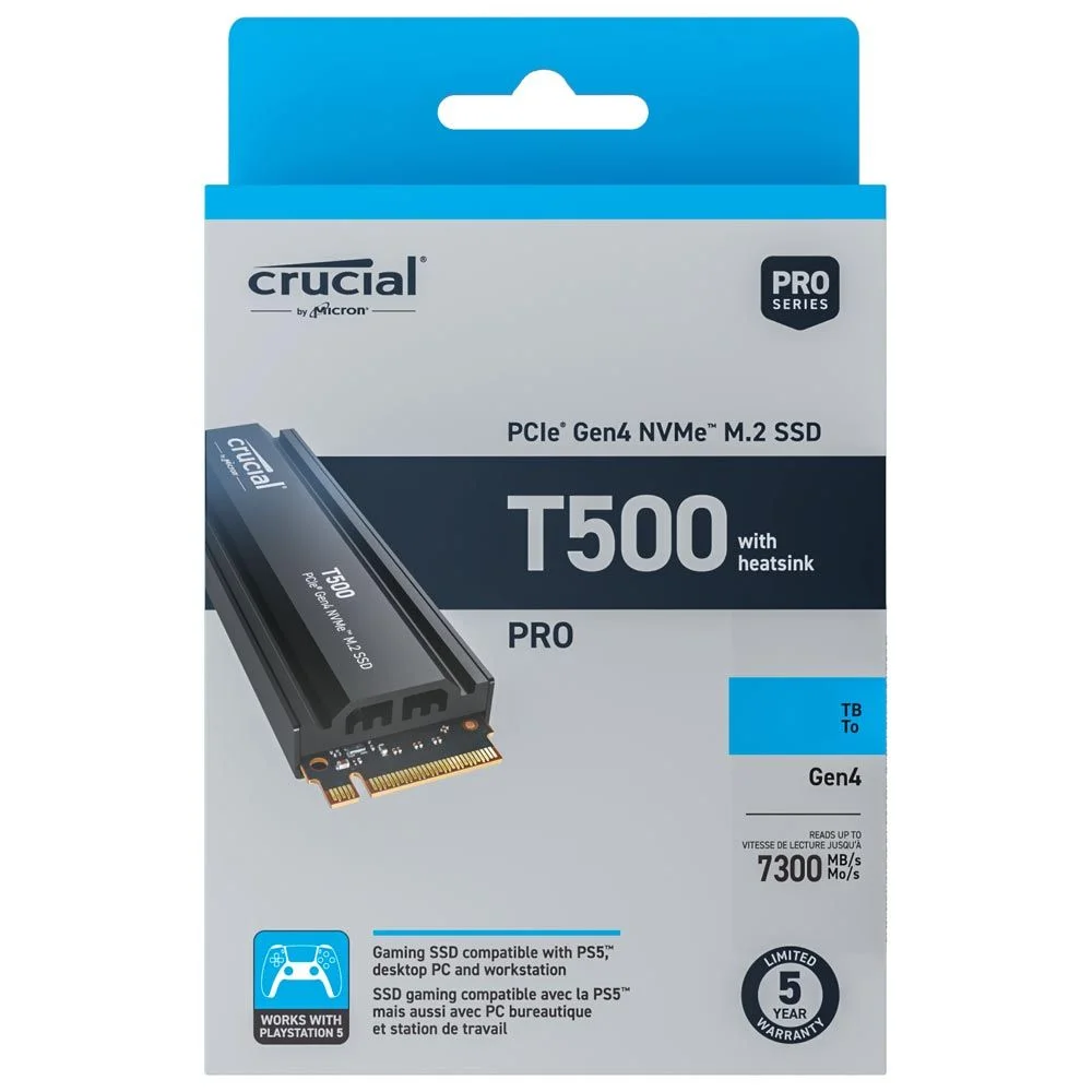 内蔵型SSD Crucial T500 Pro 1TB NVMe M.2 SSD KaBuM Aperte o K e evolua com as maiores ofertas
