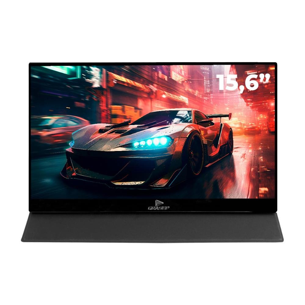 Monitor Portátil 15,6" Som Estéreo Full Hd Gamer Peso Leve