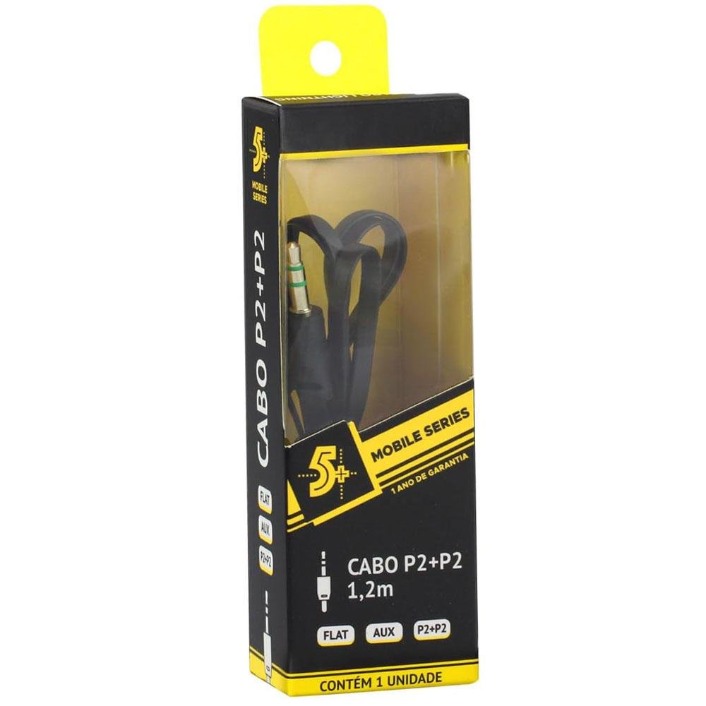 Imagem 3 de 3 do produto Cabo Auxiliar P2 1,2m Chip Sce 018.0022