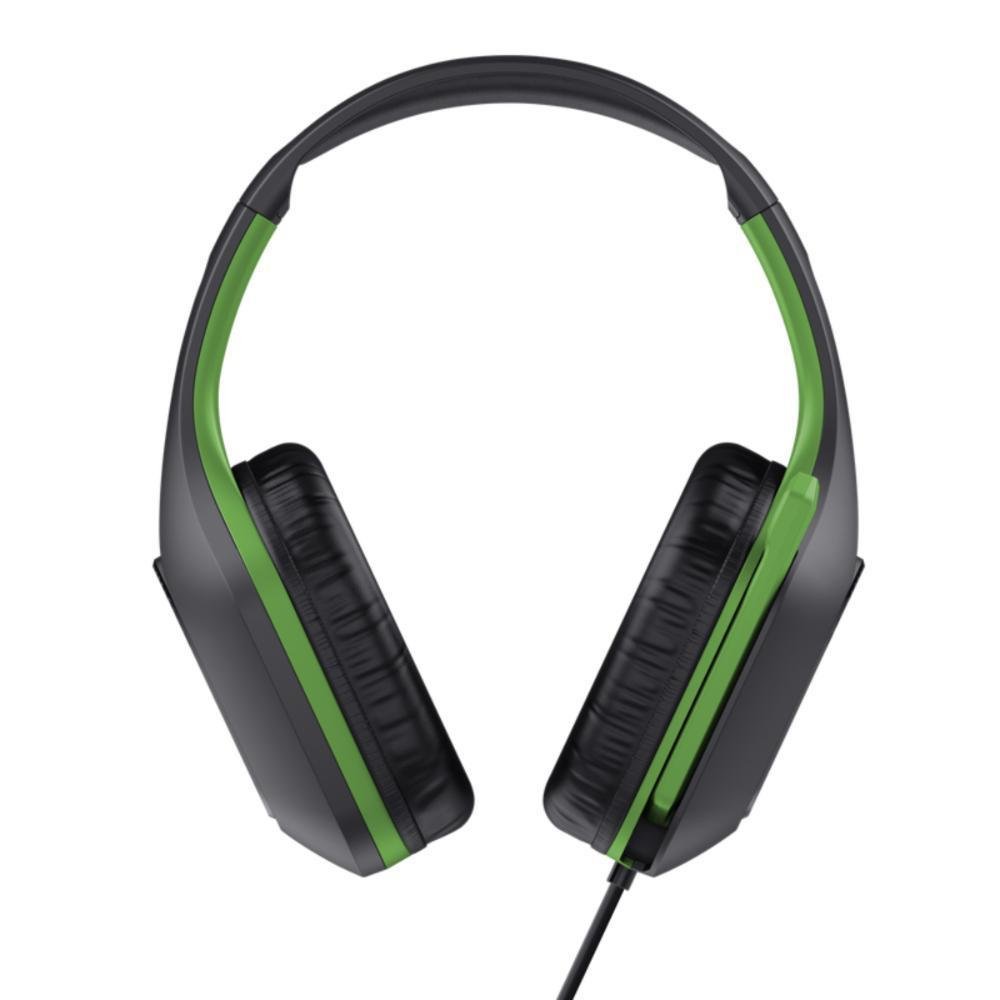 Imagem 3 de 5 do produto Headset Gamer Zirox Drivers 50mm XBOX Preto Verde T24994 Trust - Preto/verde