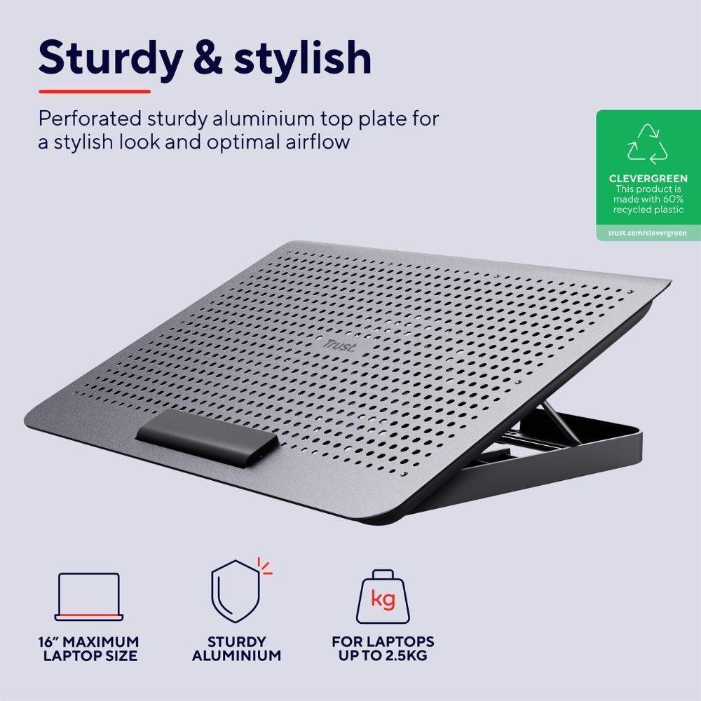 Imagem 4 de 5 do produto Suporte Notebook Ajustável Exto 16 " Usb 24613 Trust