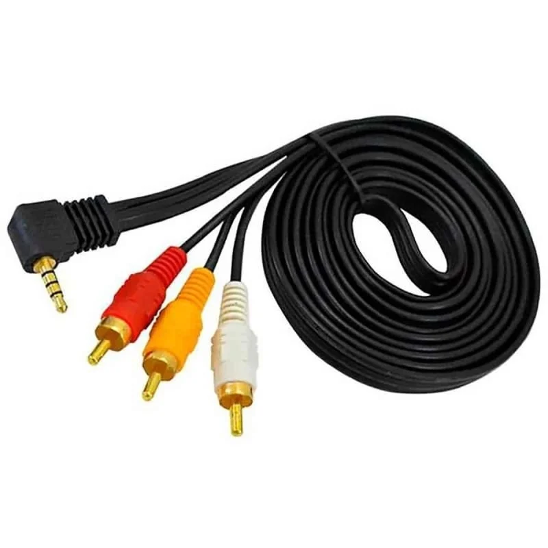 Imagem 3 de 3 do produto Cabo P2 X 3 Rca Audio E Video 2.5m
